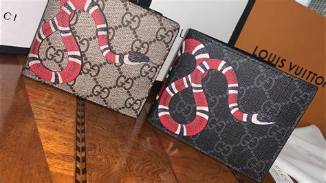 snake gucci wallet fake|gucci snake wallet price.